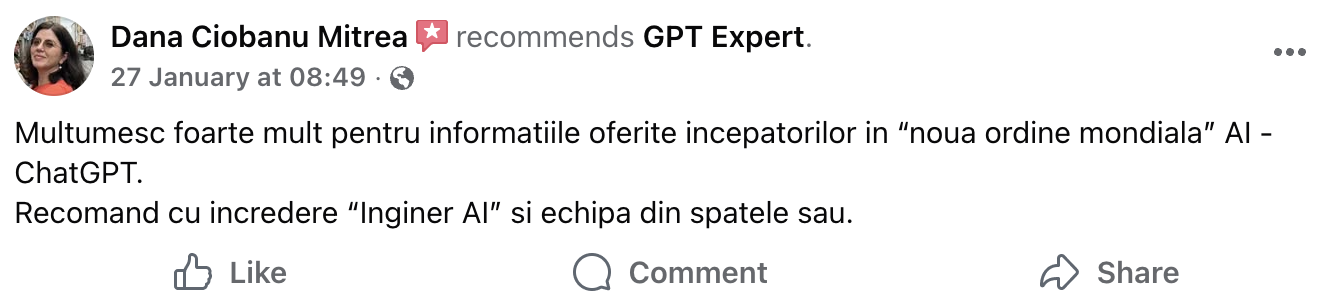 Recenzie Dana Ciobanu Mitrea